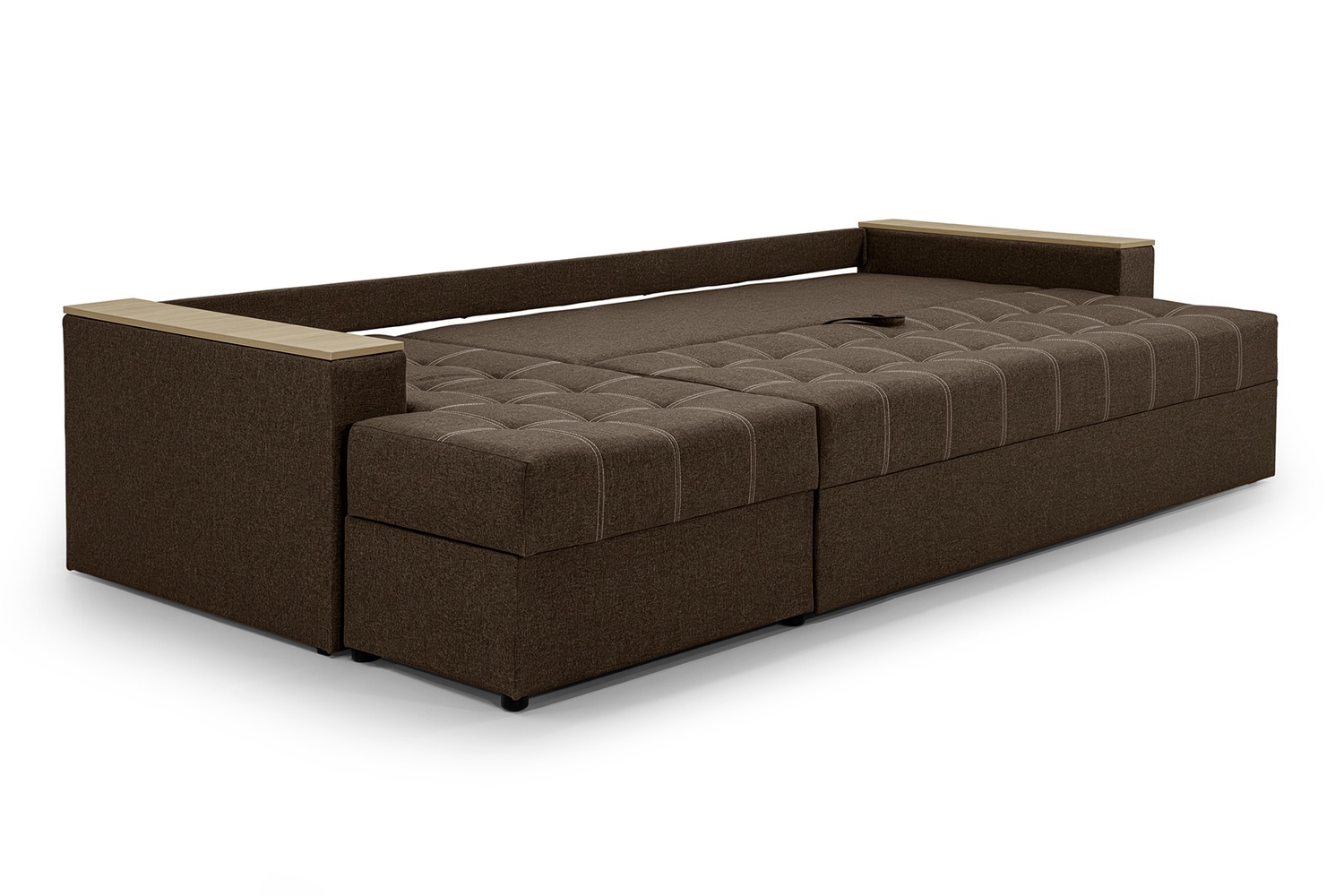 Кутовий диван Сіті Плюс (Коричневий, 300х150 см) ІМІ kctp-sn-03 фото
