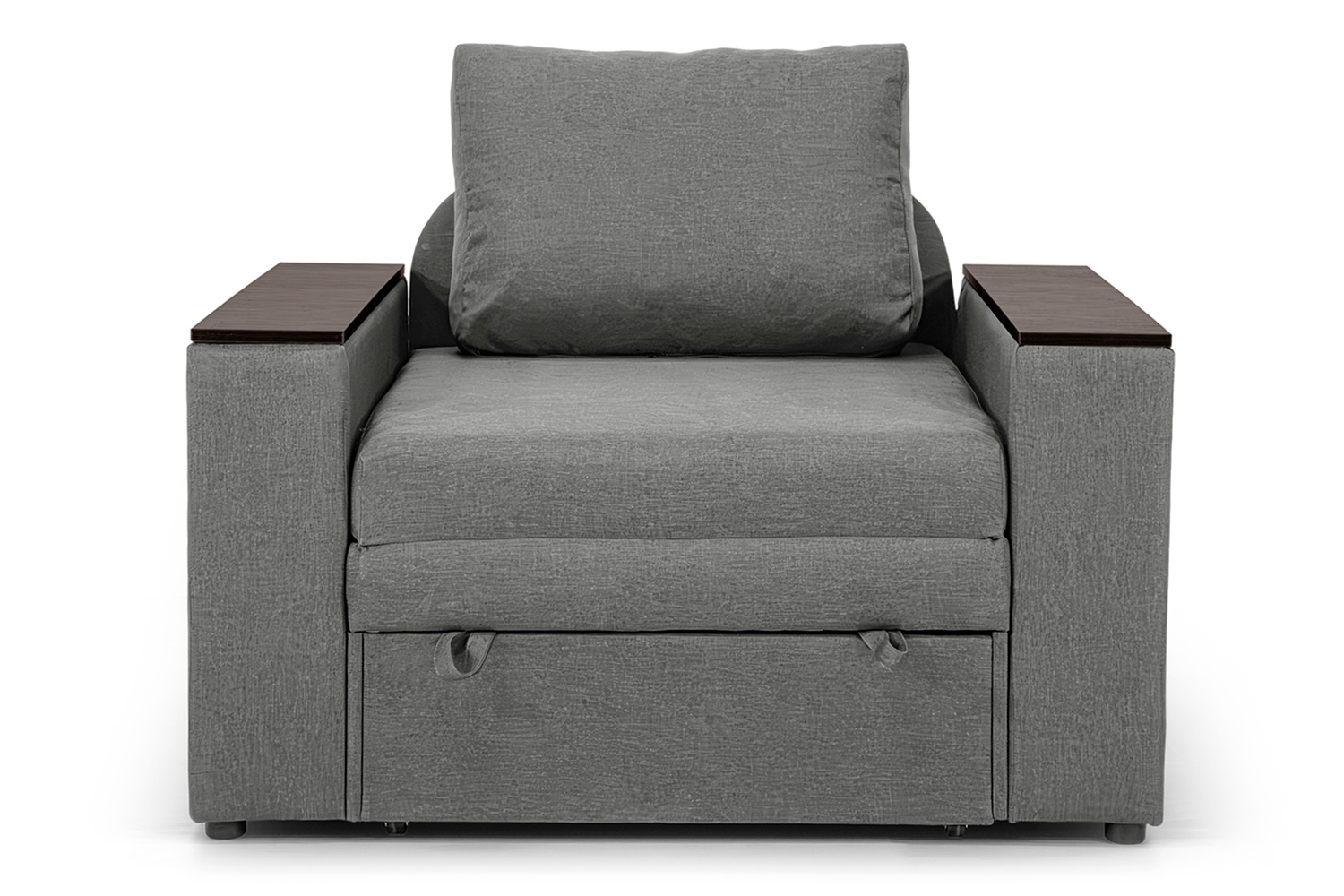 Диван-кресло Кубус 80 (светло-серый, 120х97 см) IMI dkbs-80-sn-7 фото