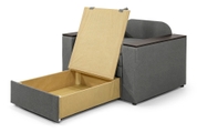 Диван-кресло Кубус 80 (светло-серый, 120х97 см) IMI dkbs-80-sn-7 фото 4