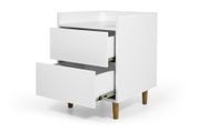 Тумба приліжкова ModernaTouch-2 (німфея альба, 50x45x64 см) IMI ltmb-lgm2-nmf-lb фото 3