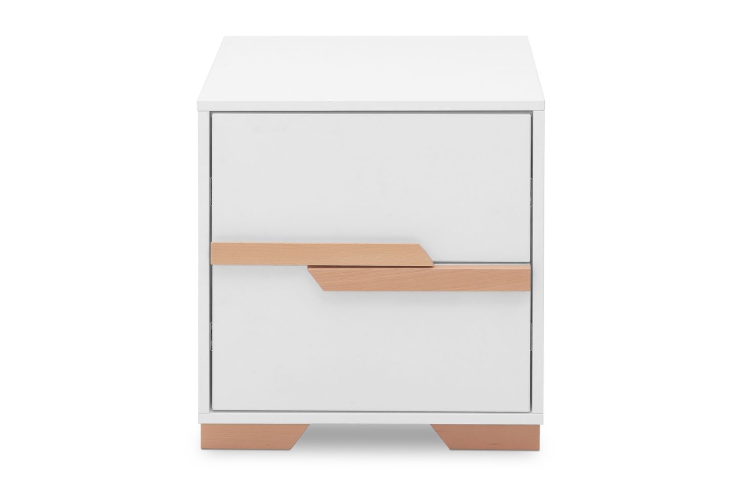 Тумба приліжкова Ранок-5 (50 &times; 45 &times; 55,6 см, біло-буковий) vr-tmb-stl-450-bl-bkv фото