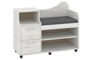 Тумба для взуття Harnex (93 &times; 38 &times; 75,5 см, крафт і саванна дарк грей) ph-tmb-vz-b2-krft-svn-drg фото