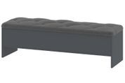 Банкетка Nirex (130 &times; 39 &times; 40 см, кожзам, антрацит и серый) ph-bnkt-mnk-ntrc-sr фото