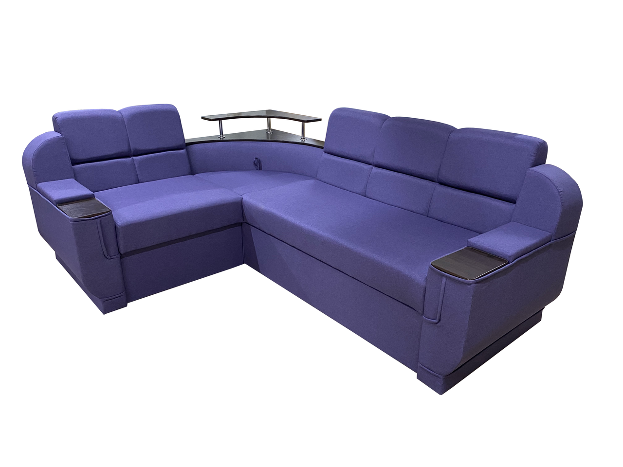 Комплект кутовий диван Меркурій з пуфом (Фіолетовий, 255х185 см) IMI kmrc-sn-13-p фото