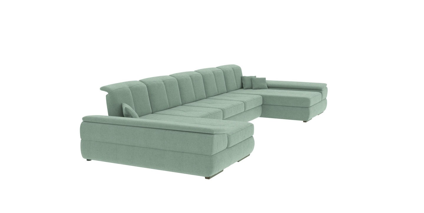Кутовий диван Денвер П3 (сіро-зелений, 400х170 см) dp3sz фото