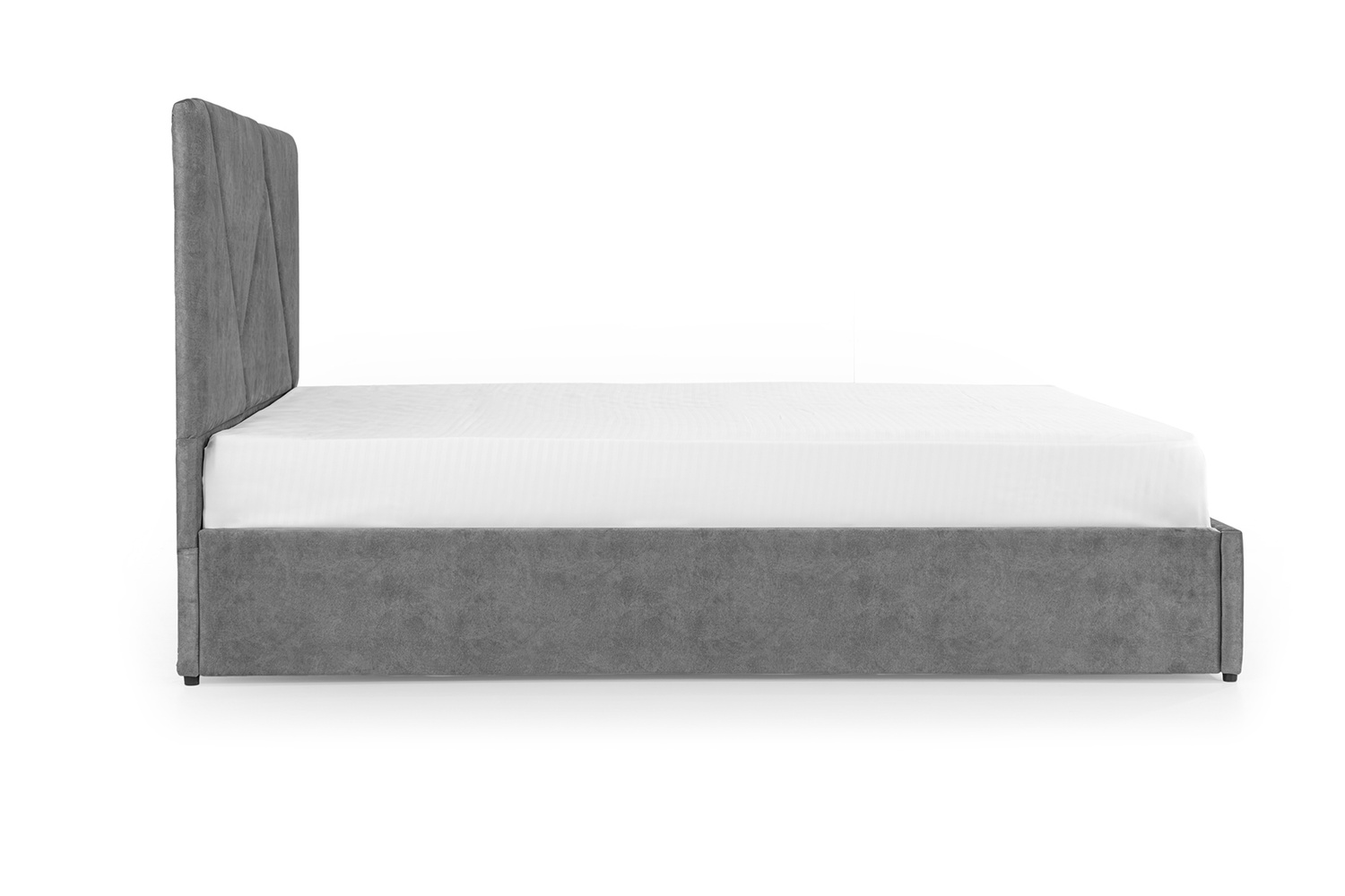 Ліжко Петунія 140х200 (Світло-сірий, велюр, без підйомного механізму) IMI ptn140x200ssb фото