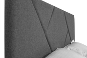 Ліжко Цинія 140х190 (Сірий, рогожка, без підйомного механізму) IMI tsnrg140x190sb фото 6