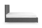 Ліжко Цинія 140х200 (Сірий, рогожка, підйомний механізм, ніша) IMI tsnrg140x200sp фото 8