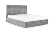Ліжко Лаванда 160х190 (Світло-сірий, велюр, без підйомного механізму) IMI lvnd160x190ssb фото 1