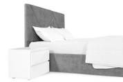 Ліжко Петунія 180х190 (Світло-сірий, велюр, підйомний механізм, ніша) IMI ptn180x190ssp фото 5