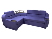 Комплект кутовий диван Меркурій з пуфом (Фіолетовий, 255х185 см) IMI kmrc-sn-13-p фото 6