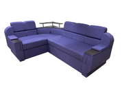 Комплект кутовий диван Меркурій з пуфом (Фіолетовий, 255х185 см) IMI kmrc-sn-13-p фото 2