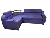 Комплект кутовий диван Меркурій з пуфом (Фіолетовий, 255х185 см) IMI kmrc-sn-13-p фото 4