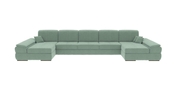 Кутовий диван Денвер П3 (сіро-зелений, 400х170 см) dp3sz фото 2