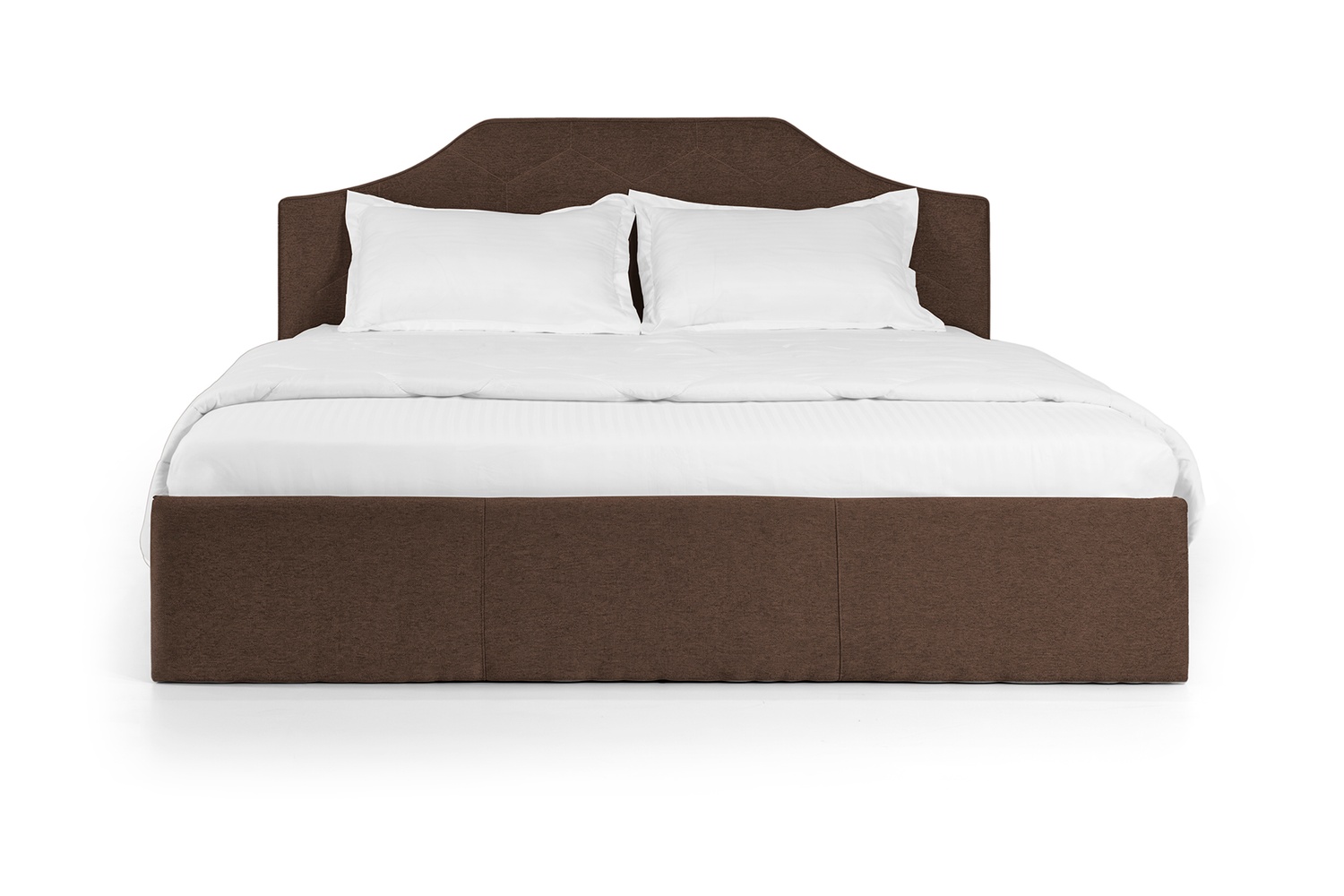 Ліжко Моніка 160х200 (Коричневий, ламелі, матрац, ніша) lmnk160x200kor фото
