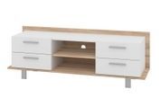 Тумба для TV Portio (140х40х48 см, сонома + білий) ph-tmb-plrm-snm-bl фото