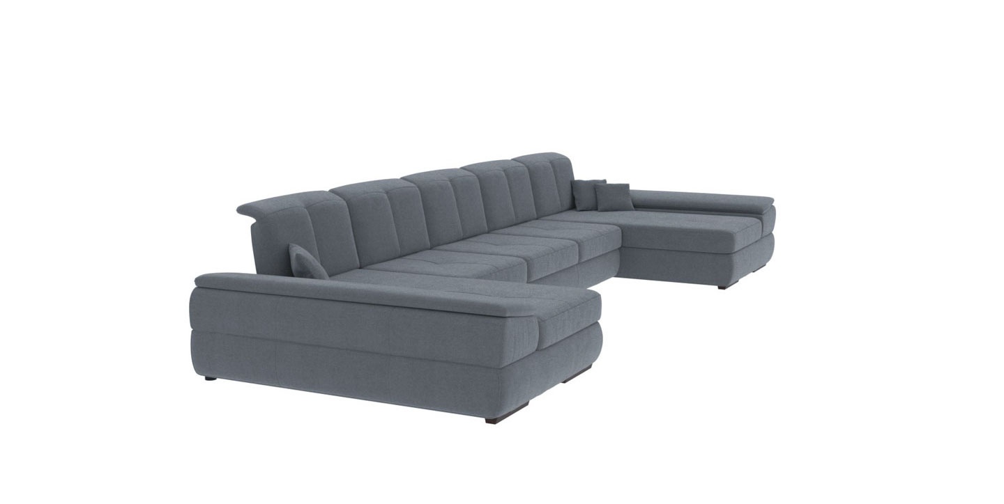 Кутовий диван Денвер П3 (темно-сірий, 400х170 см) dp3ts фото