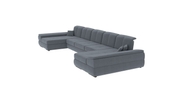 Кутовий диван Денвер П3 (темно-сірий, 400х170 см) dp3ts фото 1