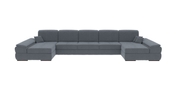 Кутовий диван Денвер П3 (темно-сірий, 400х170 см) dp3ts фото 2