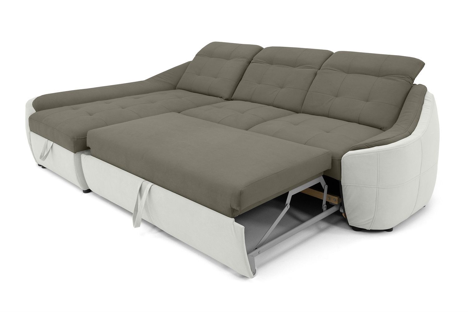 Кутовий диван Спейс АМ (270 &times; 180 см, бежевий з молочним) IMI Premium kspsAM-ll-09-01 фото