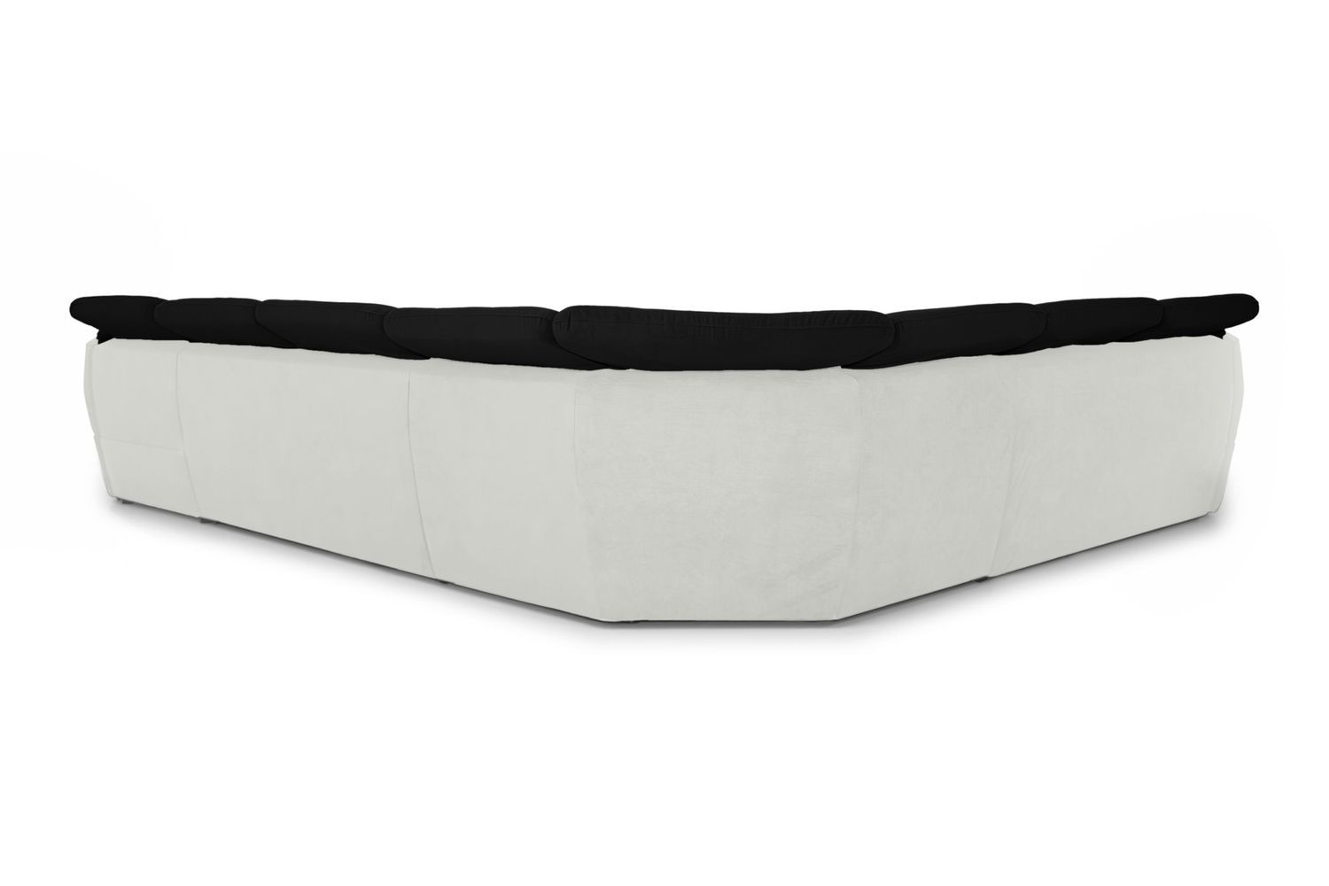 Угловой диван Спейс XXL (375 &times; 310 см, черный с молочным) IMI Premium kspsxxl-p-ll-99-1 фото