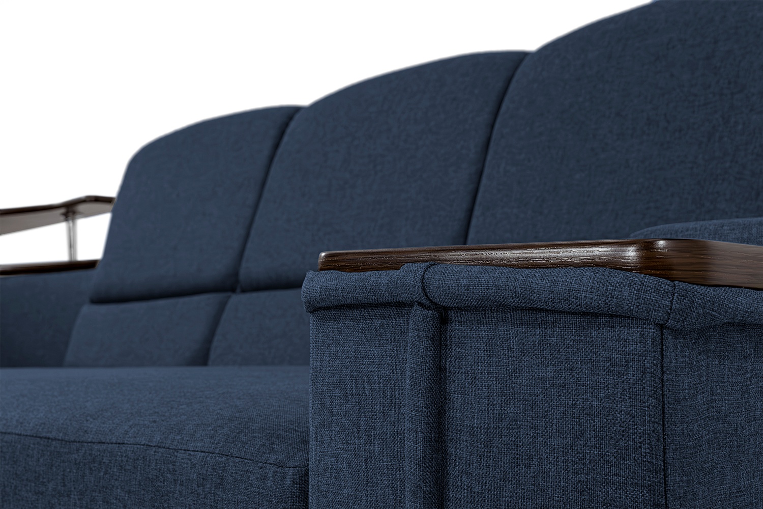 Кутовий диван Меркурій (Синій, 255х185 см) ІМІ kmrc-sn-16 фото