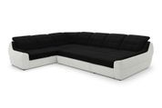 Угловой диван Спейс XXL (375 &times; 310 см, черный с молочным) IMI Premium kspsxxl-p-ll-99-1 фото 2