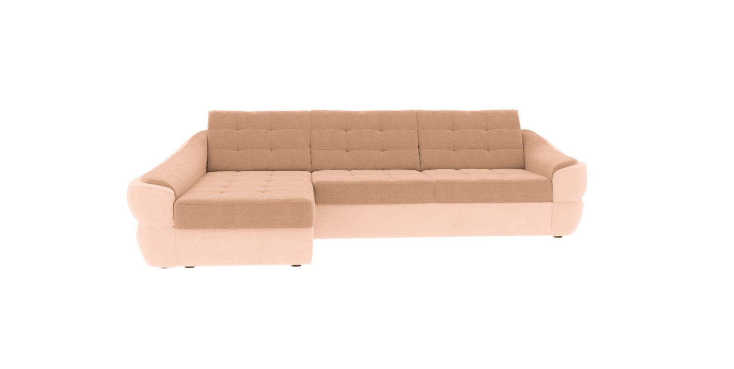 Кутовий диван Спейс АМ (карамель з персиковим, 270х180 см) kspsAM-kar-pers фото
