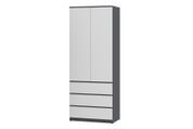 Шкаф Formo-5 (антрацит + белый, 80х54х207 см) ph-shf-sh2-ntc-bl фото 1