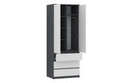 Шкаф Formo-5 (антрацит + белый, 80х54х207 см) ph-shf-sh2-ntc-bl фото 2
