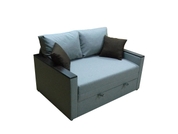 Диван-кресло Кубус 80 (узкие подлокотники, светло-серый, 100х97 см) IMI dkbs80-sn-7 фото 3